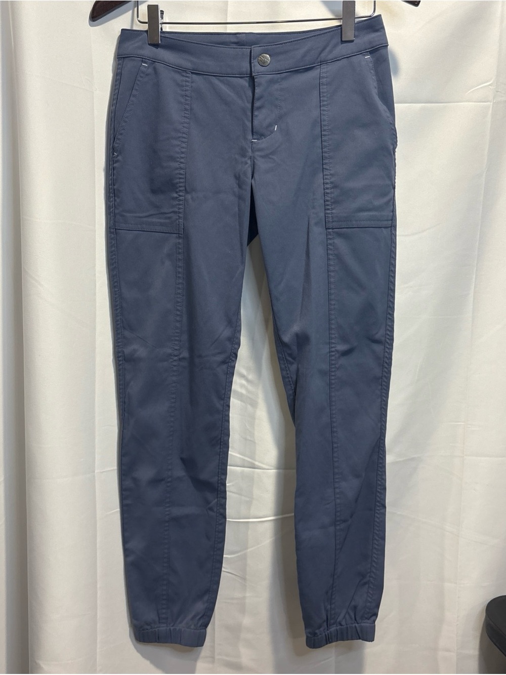 Stio Slate Blue Jogger Pants with Elastic Cuffs